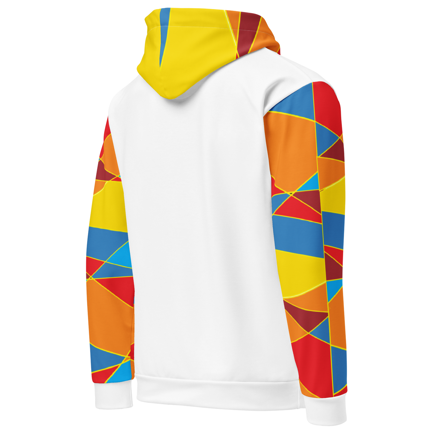 Ethiopian cross rainbow color all over print unisex hoodie