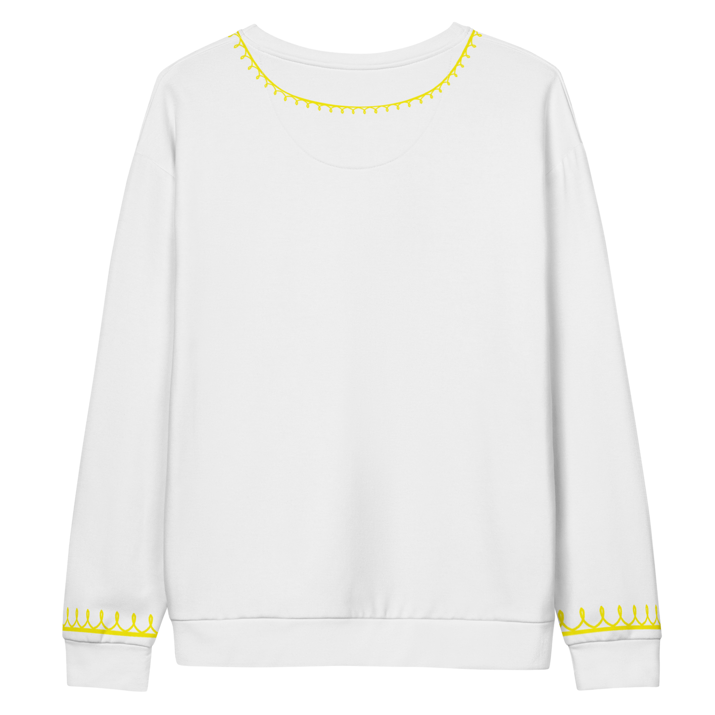 Ethiopian crosse yellow Unisex Sweatshirt