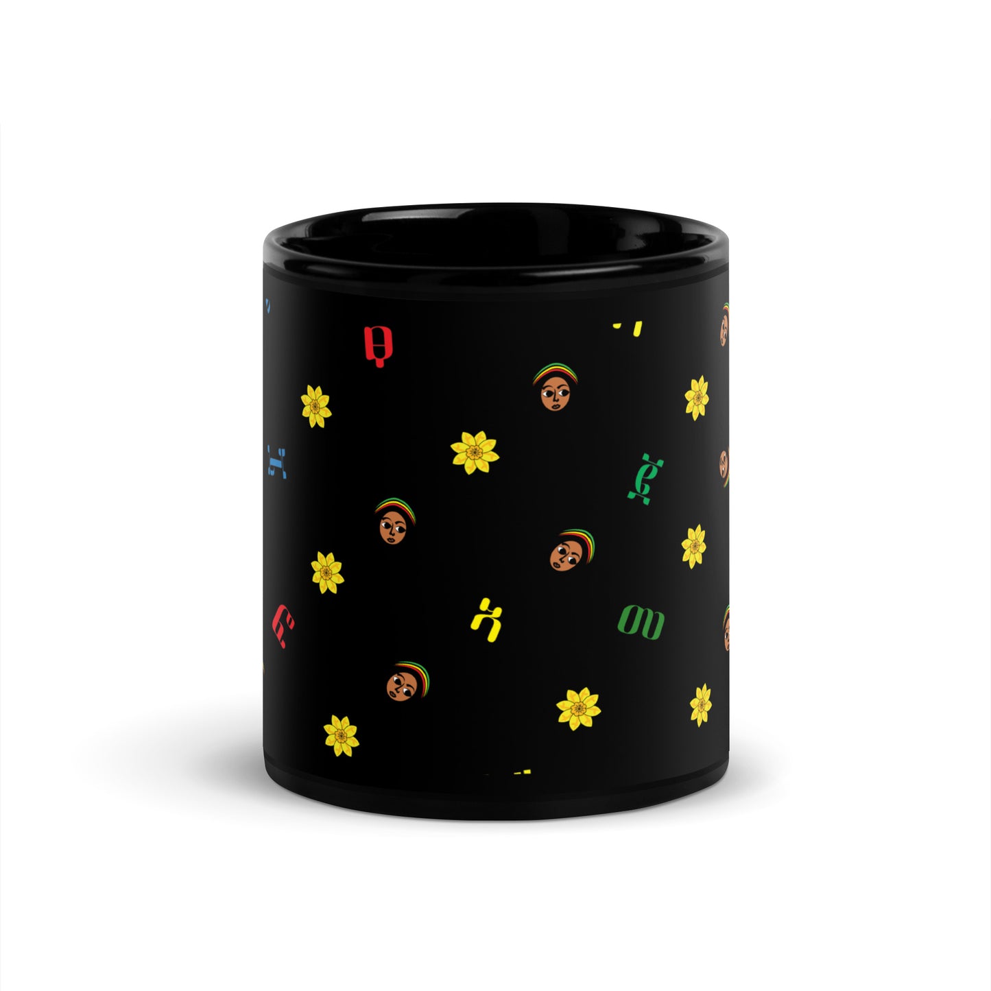 Black Glossy Mug