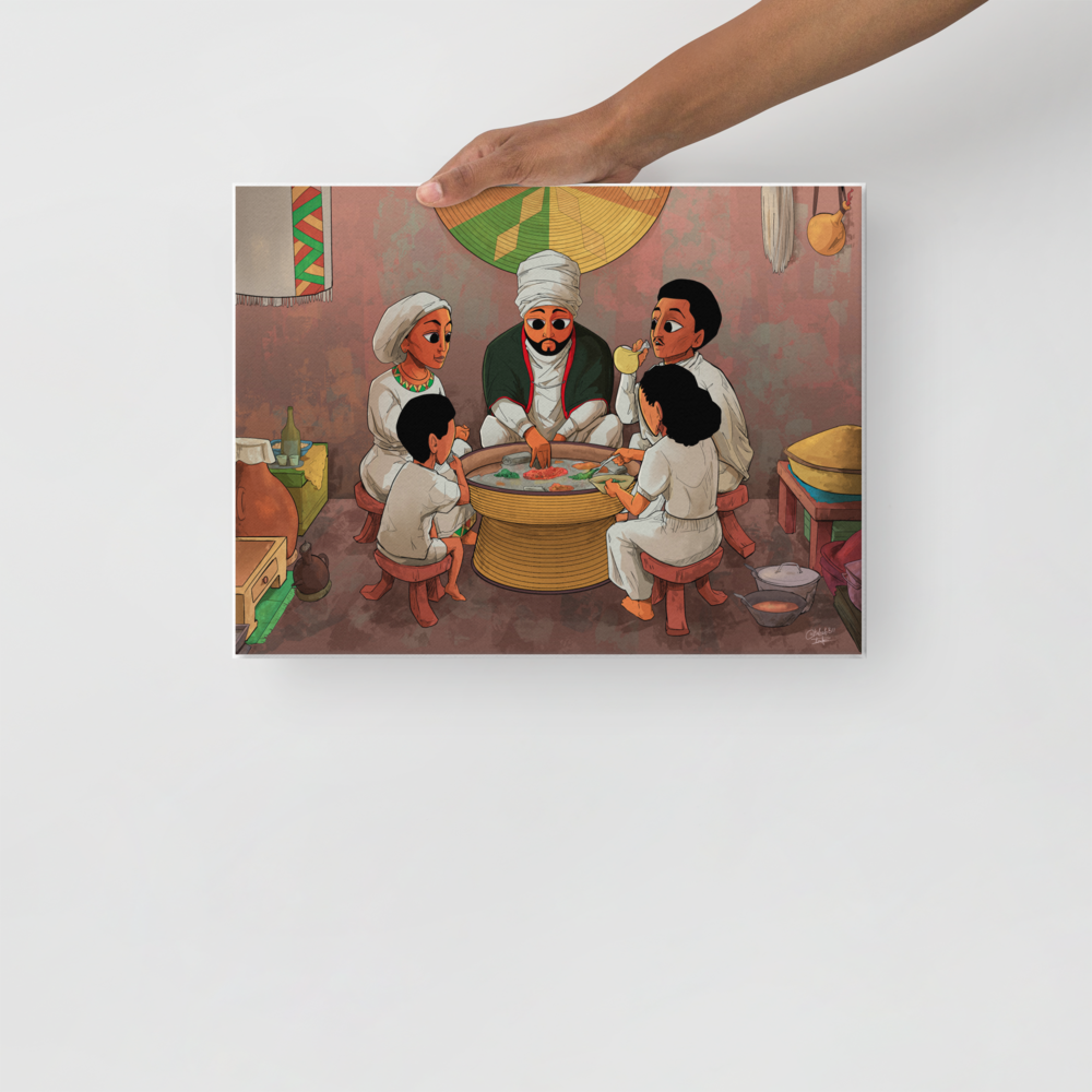 Ethiopian Family Dinner ART