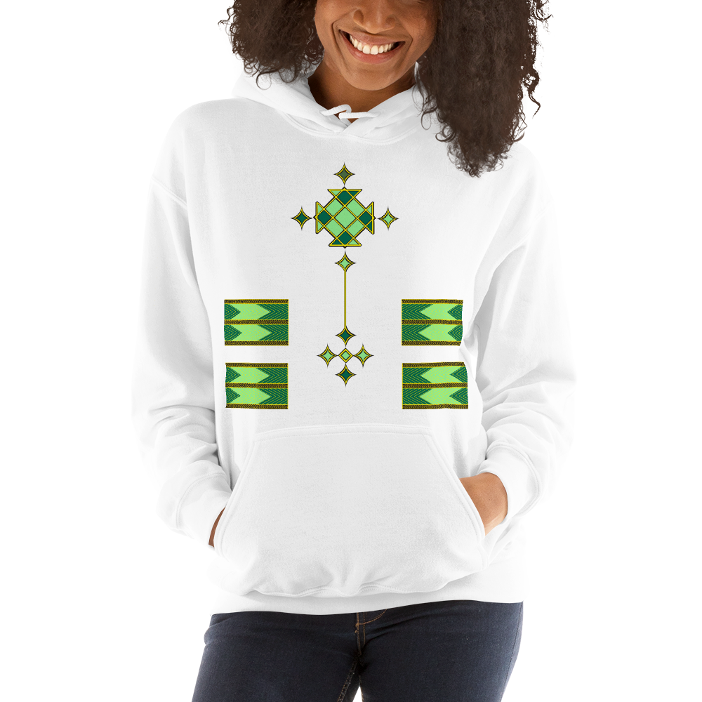 Ethiopian Coptic cross Hoodie Unisex