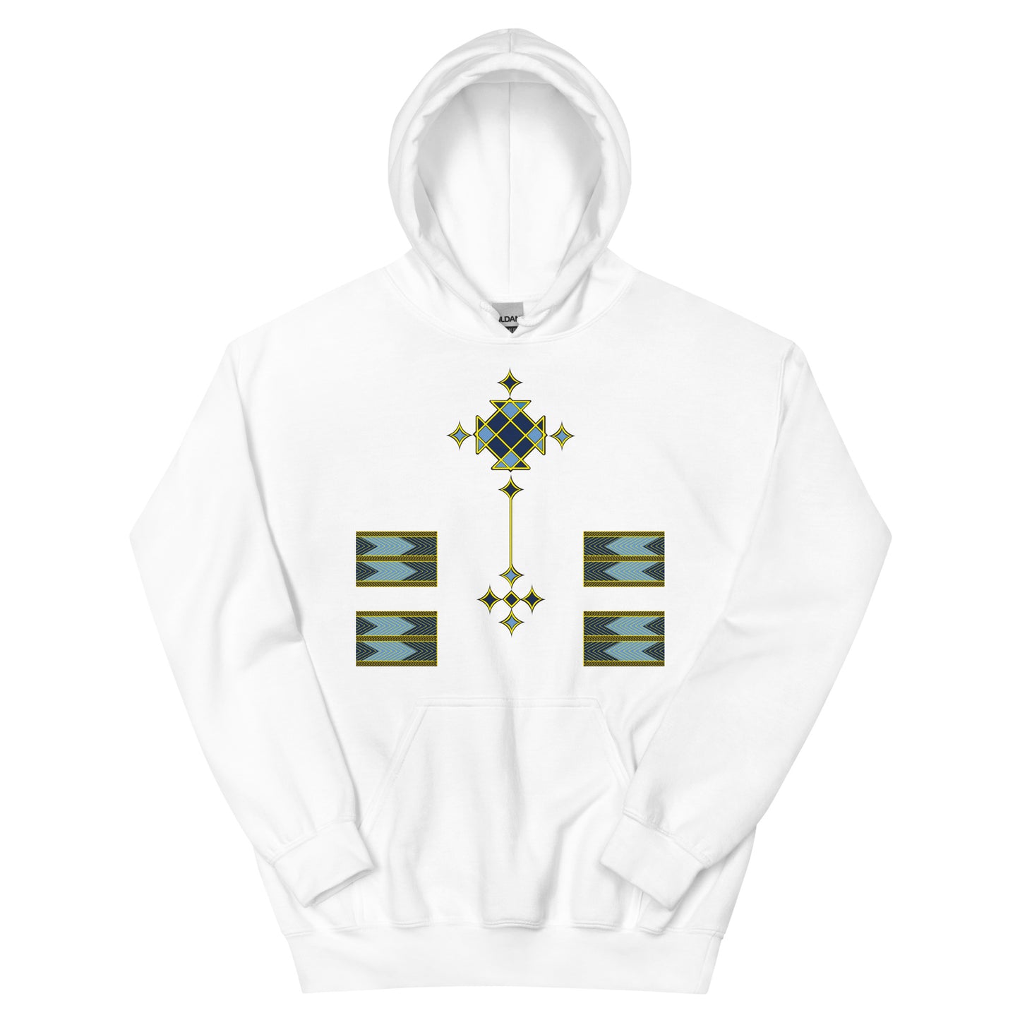 Ethiopian Coptic cross Hoodie Unisex